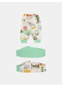 Kit Mijão Longo Bebê Menino Estampado