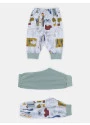 Kit mijão Bebê Menino longo Estampado
