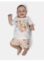 Foto Sonhart Pijama Bebê Menina Tic-Tac manga curta e short Nina e Ted