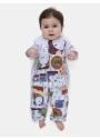 Pijama Bebê Menina Manga Longa Tic-Tac e Calça Estampada