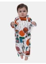 Loja sonhart Homewear Macacão Manga Longa Tic-Tac Bebê Menina Estampado