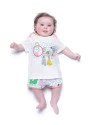 Sonhart Pijamas | Kit mijão curto Bebê Menina Estampado