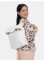 Mochila Sonhart Lona Feminina adulto Creme