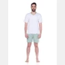 Pijama Masculino Manga Curta Sonhart e Short Verde