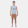 	 Pijama Masculino Sonhart  Regata Machão e Short Marrom