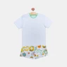 Conjunto de Pijama Masculino Adulto Manga Curta e Short
