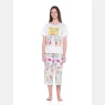 Loja Online Sonhart | Pijama Feminino Adulto manga curta e corsário 