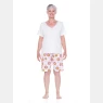 HOMEWEAR FEMININO SONHART MANGA CURTA E BERMUDA FLORAL
