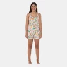 Pijama Feminino Curto regata Alça Larga e short Estampado