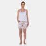 Sonhart Pijama Feminino Curto clássico regata e bermuda Estampado