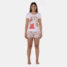 Pijama Sonhart | Pijama Feminino baby-look manga curta e short