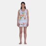 Pijama Curto Feminino Regata Média e Short Pat e Annie