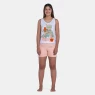Pijama Feminino Curto Sonhart Regata Média e Short Rosa