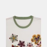 Pijama Feminino Manga Curta e Calça Estampa Floral