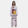Loja Online Sonhart | Pijama Feminino Adulto Manga Longa e Calça Estampada