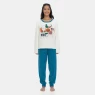 Pijama Sonhart Feminino Longo Tecido Plush Estampado