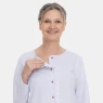 Pijama Feminino Longo Blusa Botões e Calça Floral