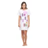 Camisão Sonhart Feminino manga curta Estampado