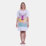 Camisão Feminino manga curta Sonhart Estampado Pat e Bill      