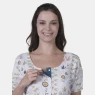 Camisola gestante Sonhart manga curta Botões