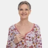  Camisola Sonhart Clássica Manga Longa Floral