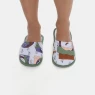 Pantufa Fechada Feminina Adulto Estampa Nina e Pat