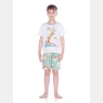 Compre Online Pijama Masculino Infantil Manga Curta E Bermuda Bill