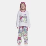 Pijama Feminino Infantil manga longa e calça Estampa Pat e Bill