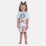 Pijama Sonhart Infantil Feminino Manga Curta e Short