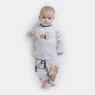 Pijama Bebê Menina manga longa e calça Estampada