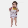 Kit Body Manga Longa Para Bebê Menina Pat e Annie