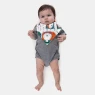 Babador Para Bebê Menina Sonhart Atoalhado Estampado