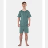 Pijama Masculino Adulto manga curta e short Verde